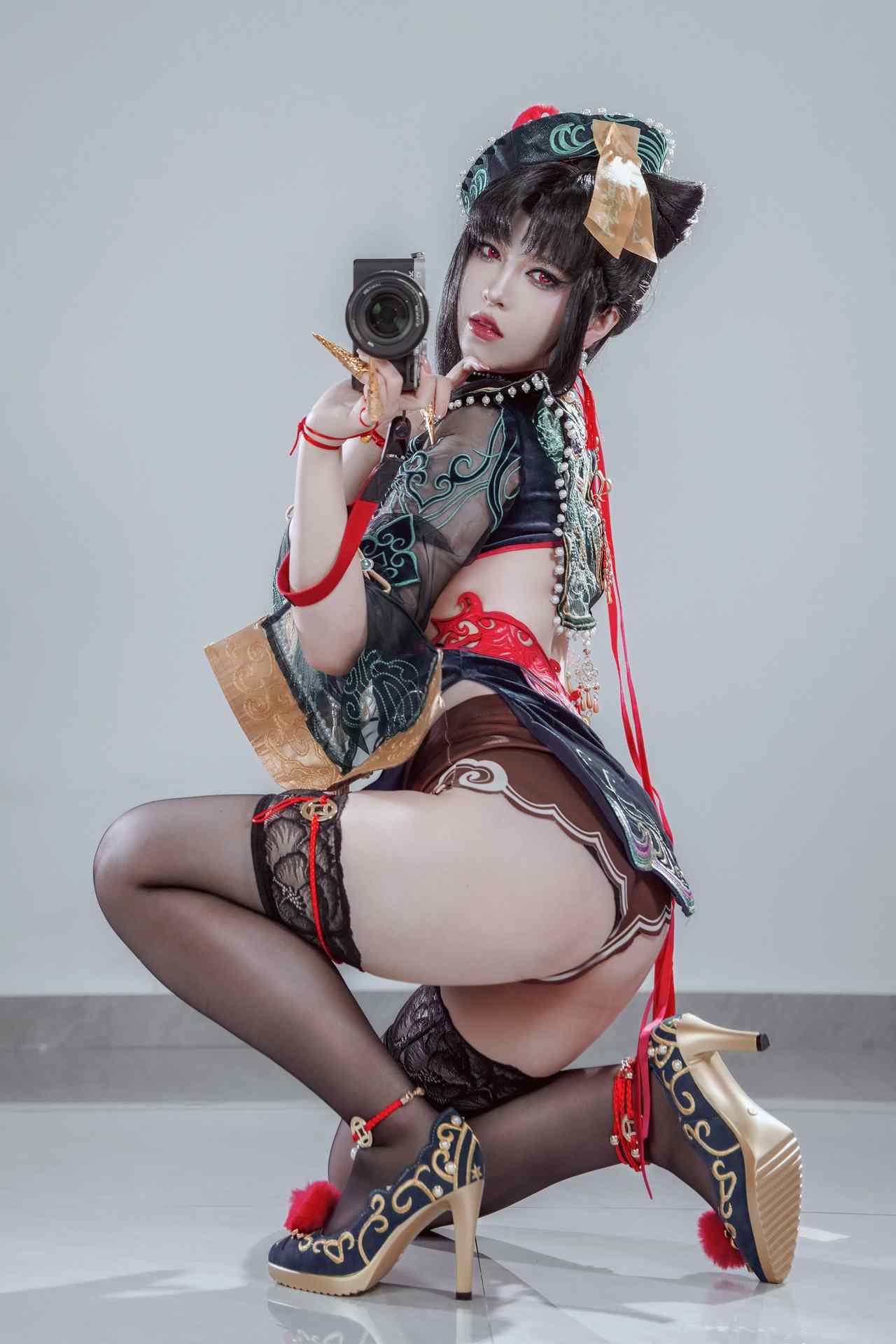 NO.069半半子玉玲珑僵尸娘绝美写真【24P】-可宝主